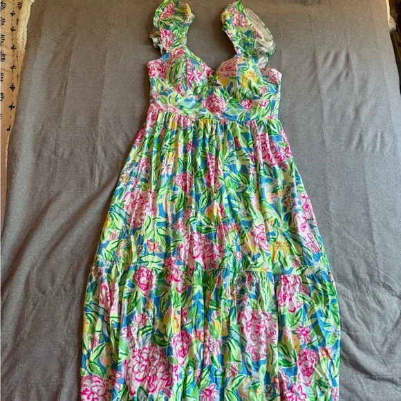 NWT Lilly Pulitzer Bayleigh Flutter Sleeve Dress - Picture 1 of 3
